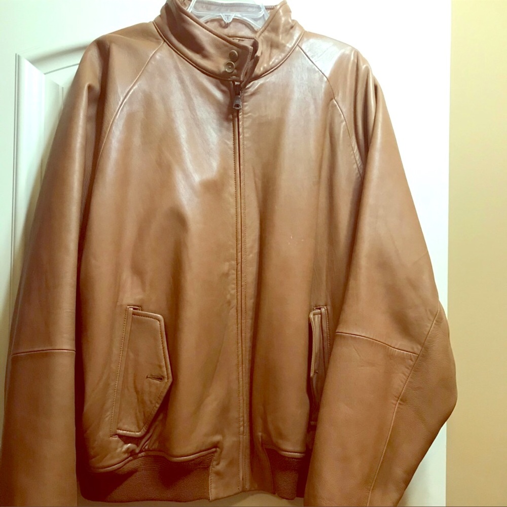 Men’s Polo  Ralph Lauren leather Jacket 2xl